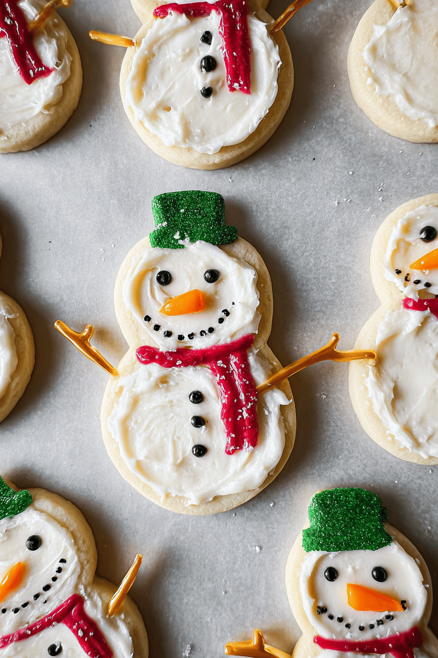 Lofthouse Style Snowman Sugar Cookies Recipe For Festive Baking 7 Lofthouse Style Snowman Sugar Cookies