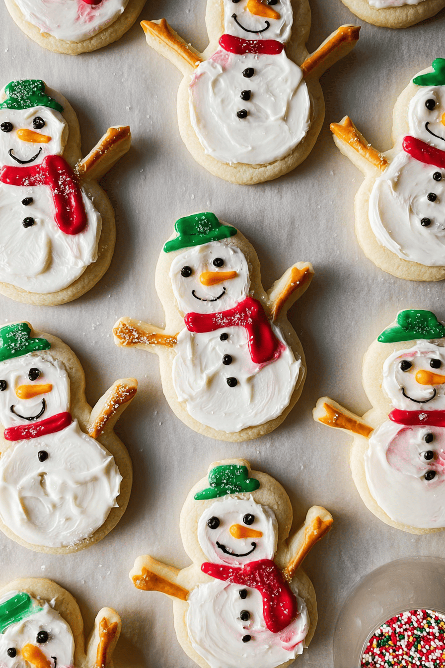 Lofthouse Style Snowman Sugar Cookies Recipe For Festive Baking 6 Lofthouse Style Snowman Sugar Cookies