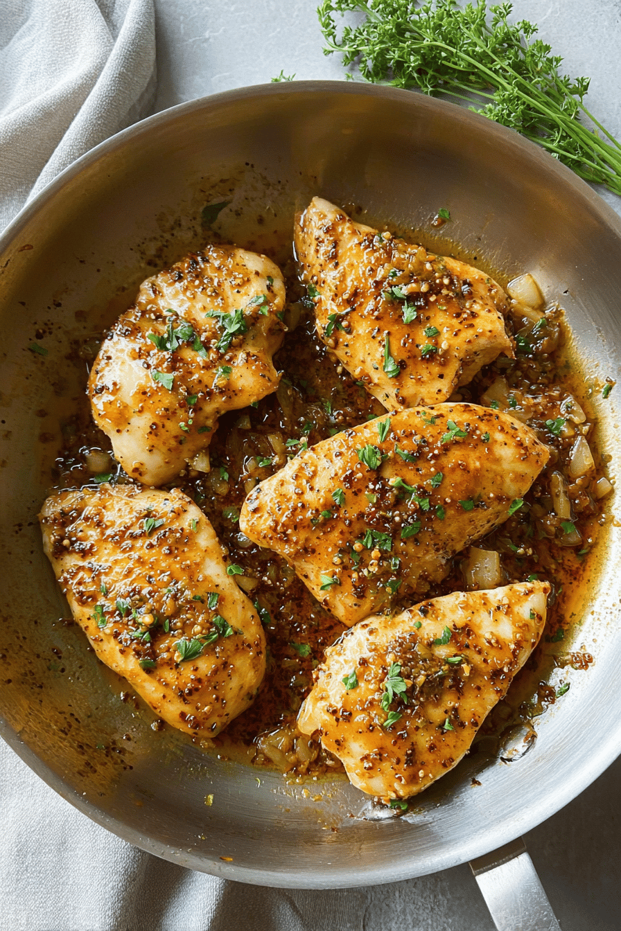 Maple Mustard Chicken Skillet Recipe For Quick Flavorful Dinners 6 Maple Mustard Skillet Chicken