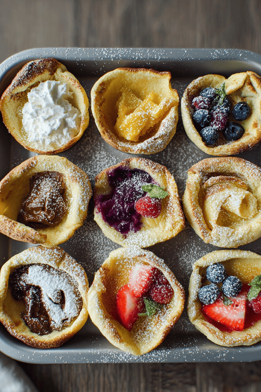 Mini German Pancakes Recipe For Fluffy And Crispy Breakfast Treats 7 Mini German Pancakes