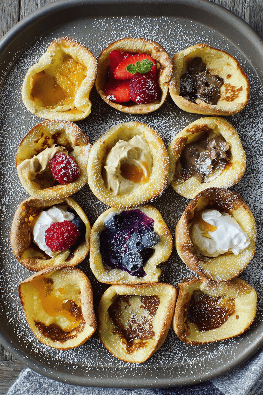 Mini German Pancakes Recipe For Fluffy And Crispy Breakfast Treats 6 Mini German Pancakes