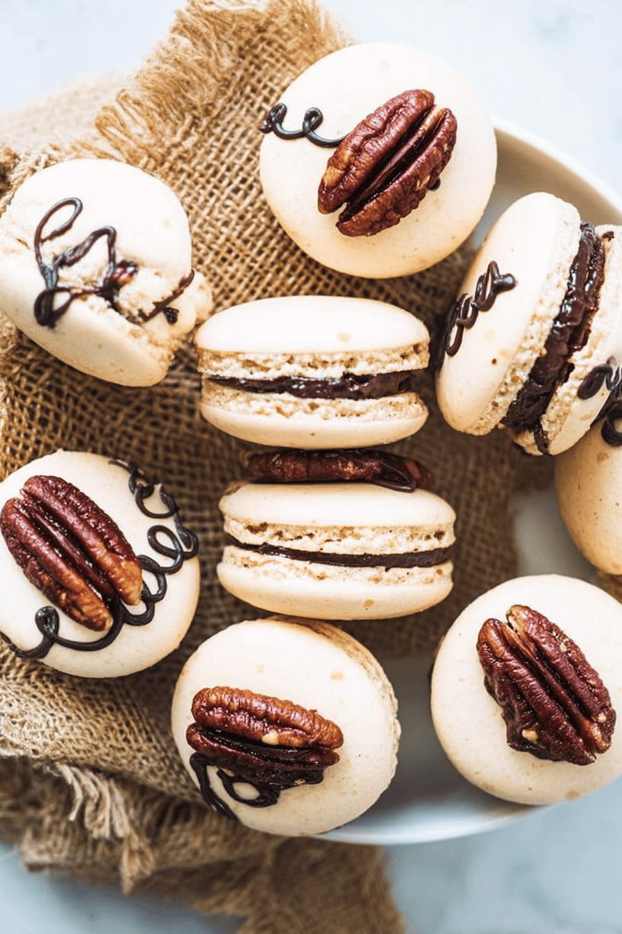Pecan Macarons Recipe With Nutty Flavors And Smooth Texture 7 Pecan Macarons