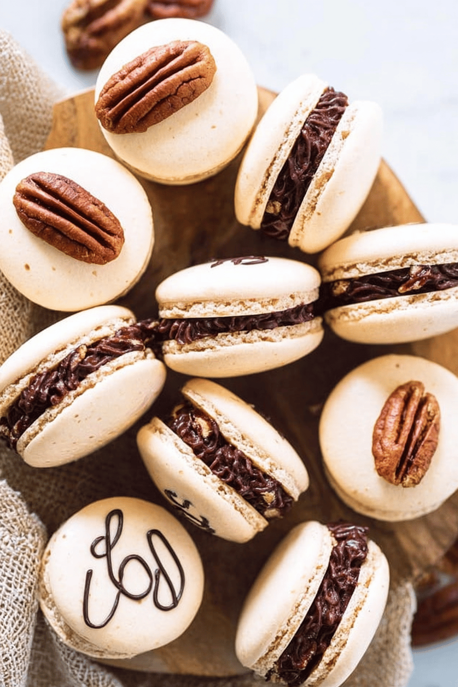 Pecan Macarons Recipe With Nutty Flavors And Smooth Texture 6 Pecan Macarons