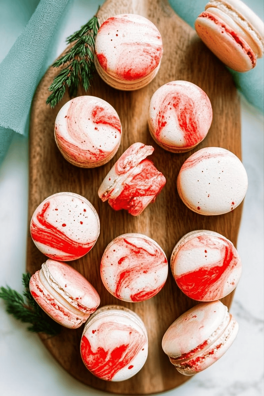 Peppermint Macarons Recipe With Refreshing Mint Flavor And Creamy Filling 7 Peppermint Macarons