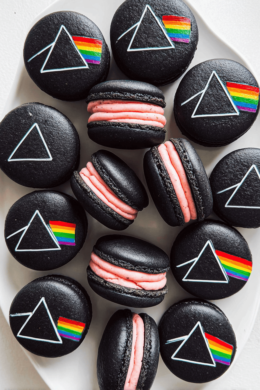 Pink Floyd Macarons