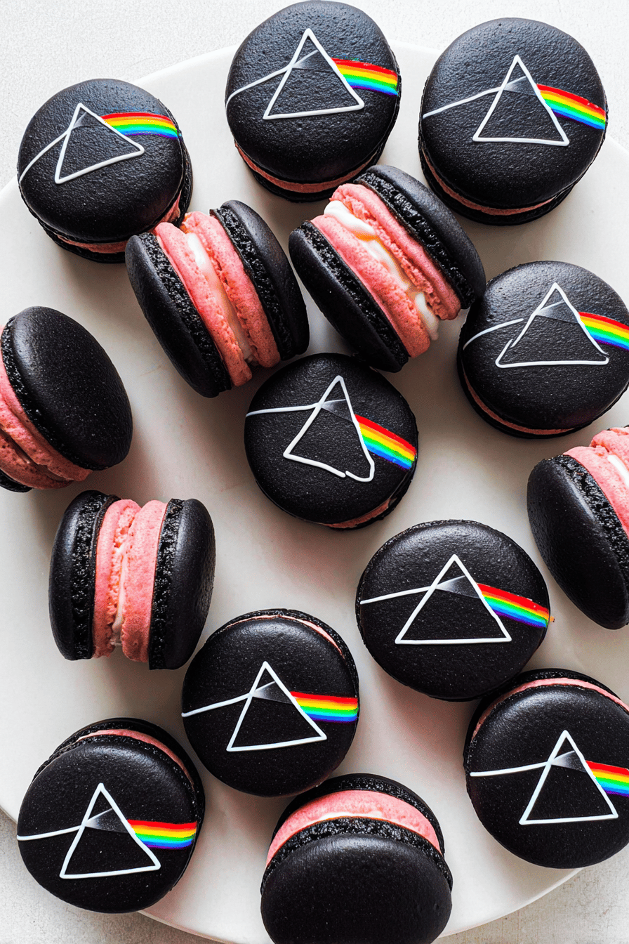 Pink Floyd Macarons