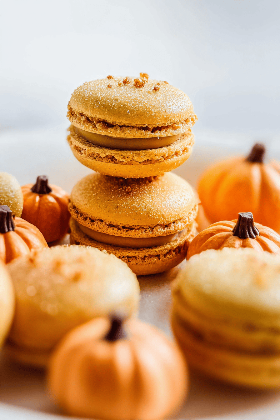 Pumpkin Brigadeiro Macarons Recipe For Fall Inspired Treats 7 Pumpkin Brigadeiro Macarons