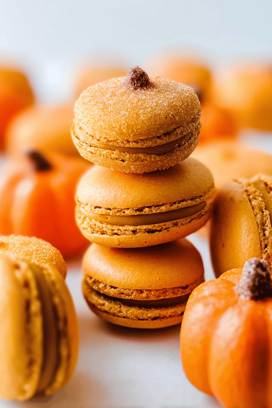 Pumpkin Brigadeiro Macarons Recipe For Fall Inspired Treats 6 Pumpkin Brigadeiro Macarons