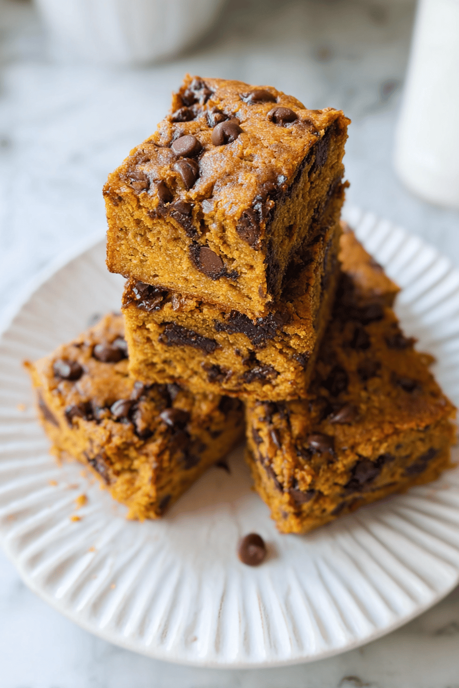 Pumpkin Chocolate Chip Bars Recipe For Moist And Flavorful Treats 7 Pumpkin Chocolate Chip Bars