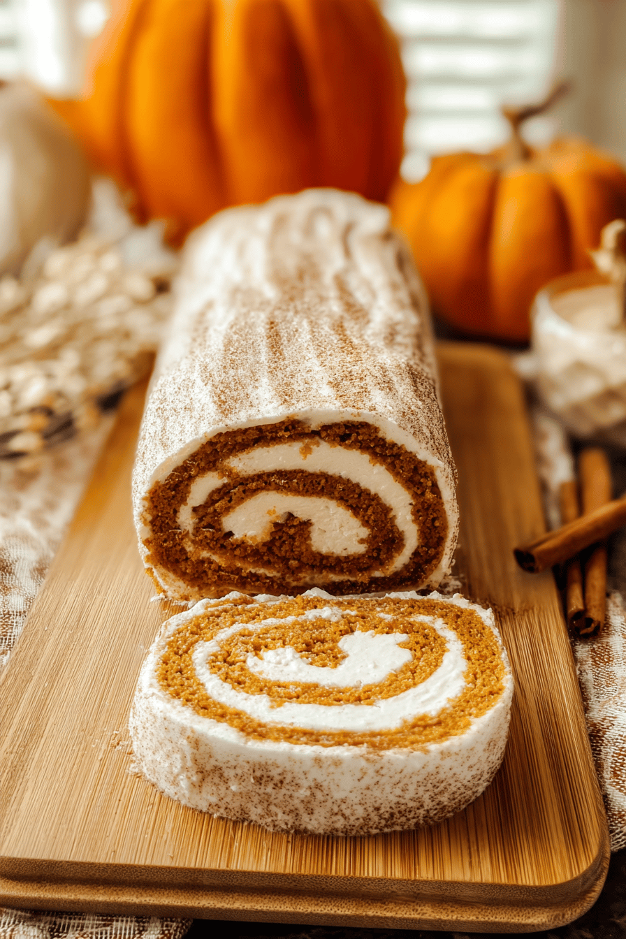 Pumpkin Roll Recipe With Cream Cheese Filling And Moist Cake 7 Pumpkin Roll Recipe