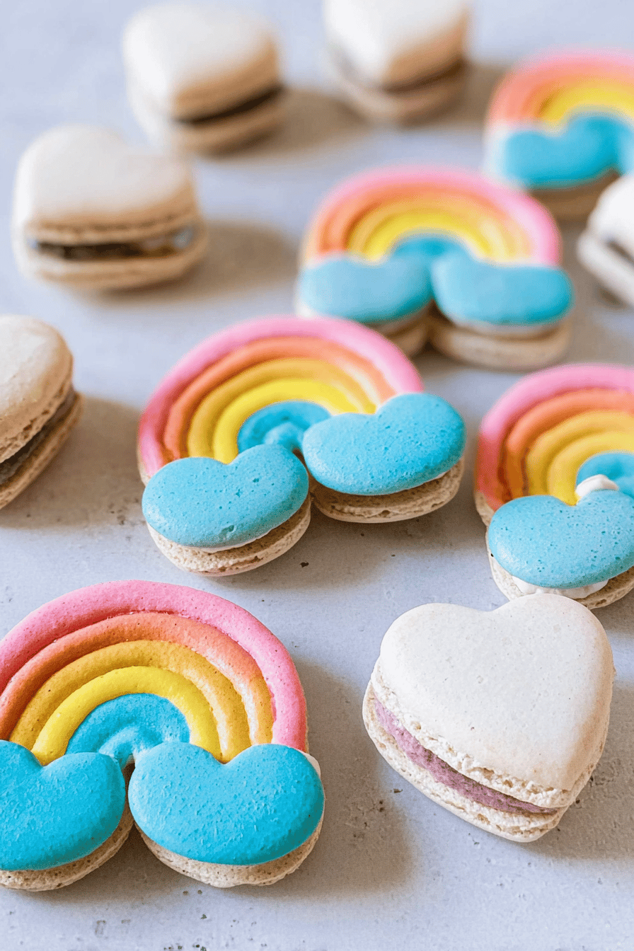 Rainbow Macarons