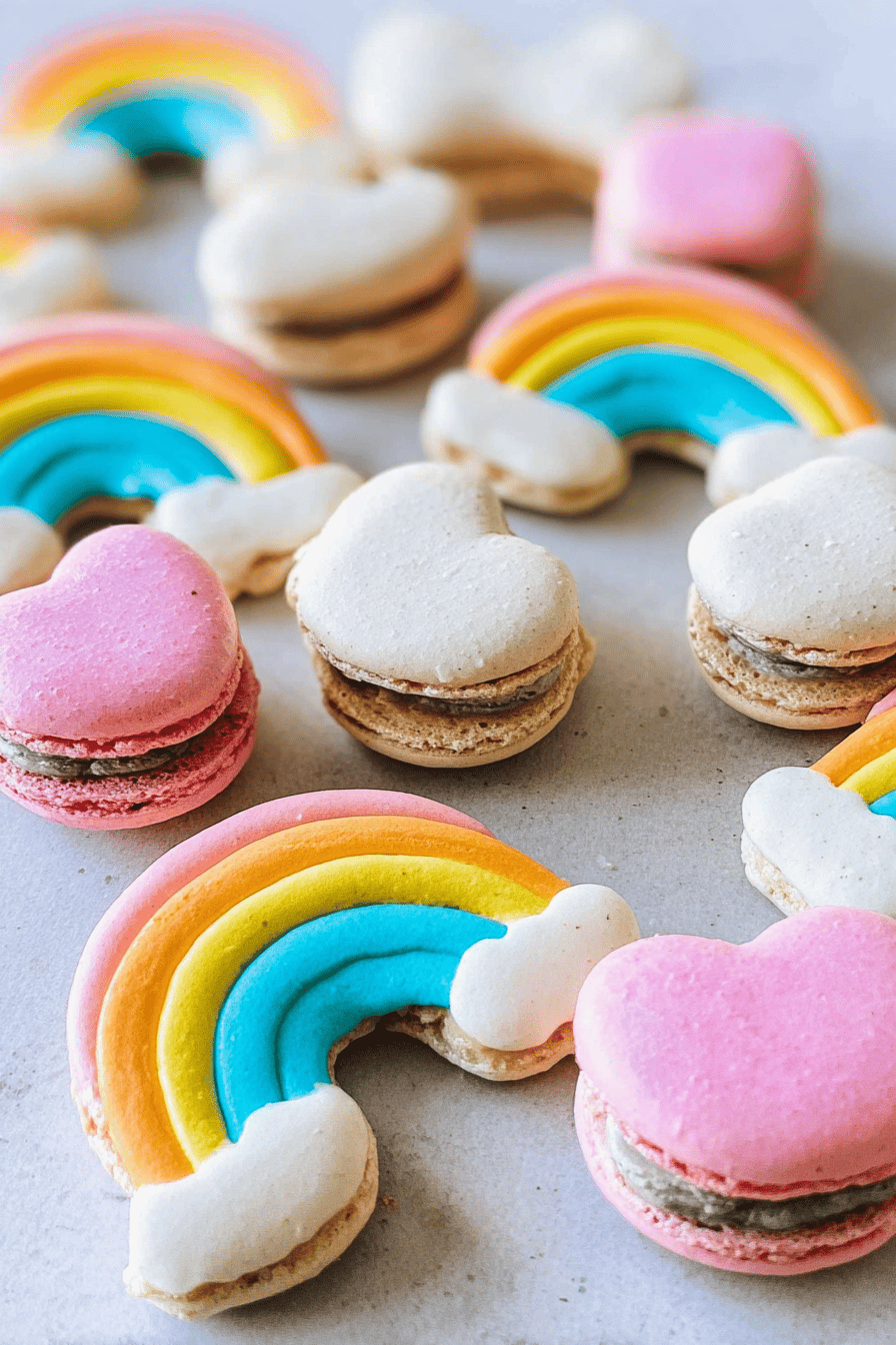 Rainbow Macarons