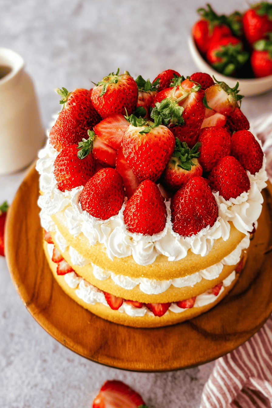 Strawberry Shortcake Cake