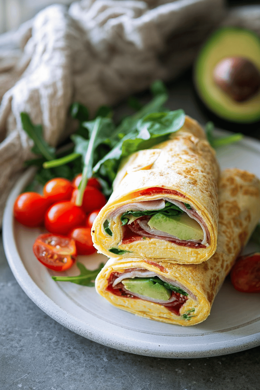 Turkey Avocado Egg Wrap Recipe For A Healthy Quick Meal 7 Turkey Avocado Egg Wraps