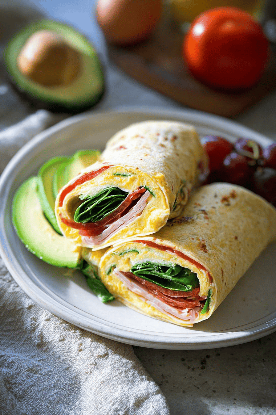 Turkey Avocado Egg Wrap Recipe For A Healthy Quick Meal 6 Turkey Avocado Egg Wraps