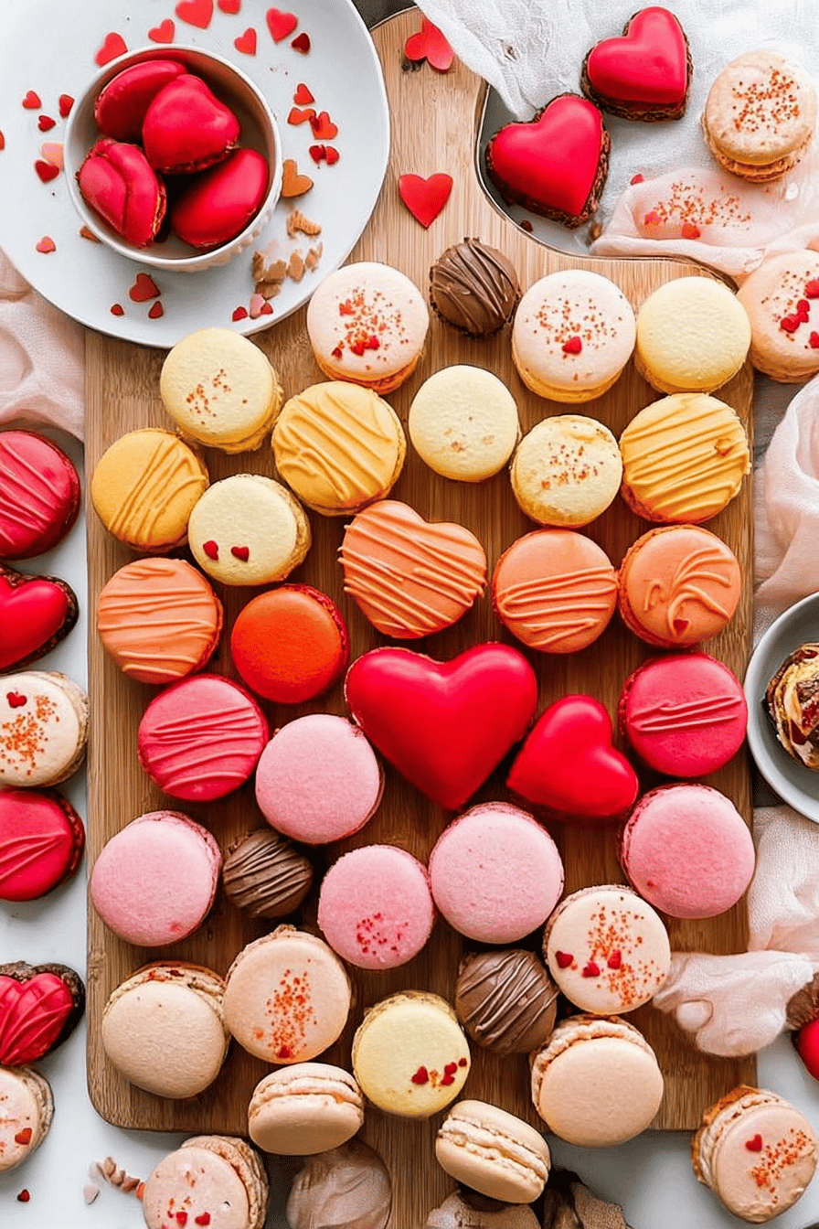 Valentines Day Macarons
