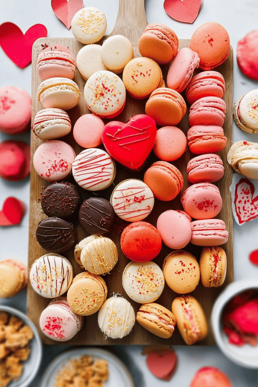 Valentines Day Macarons