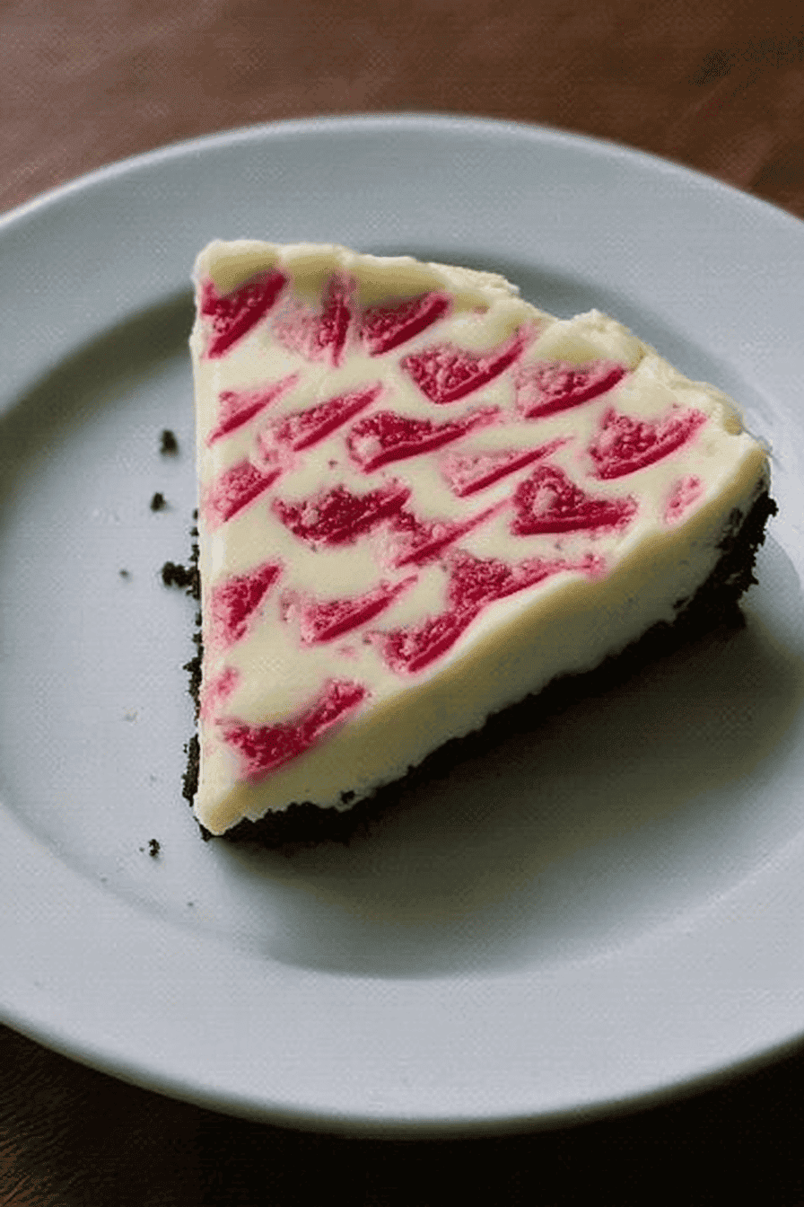 White Chocolate Raspberry Cheesecake