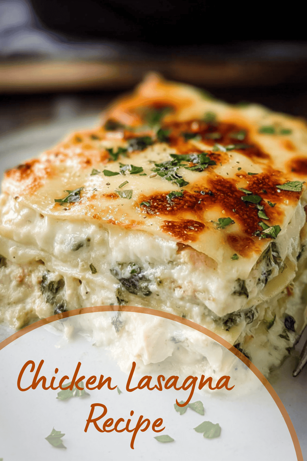White Chicken Lasagna Recipe With Creamy Sauce And Cheese Blend 7 Chicken Lasagna Recipe