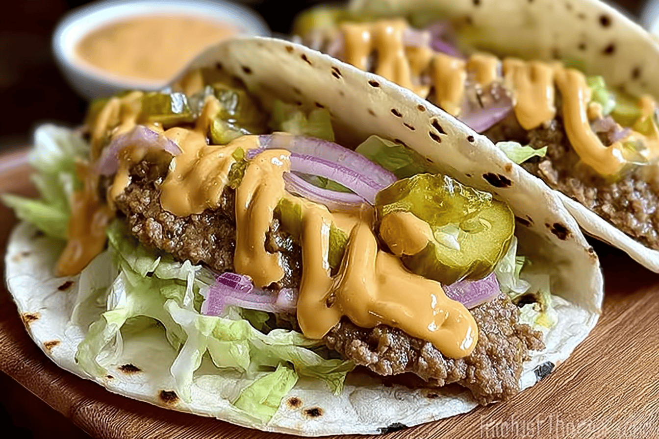 Big Mac Smash Tacos Recipe For Flavorful Homemade Tacos 7 Big Mac Smash Tacos