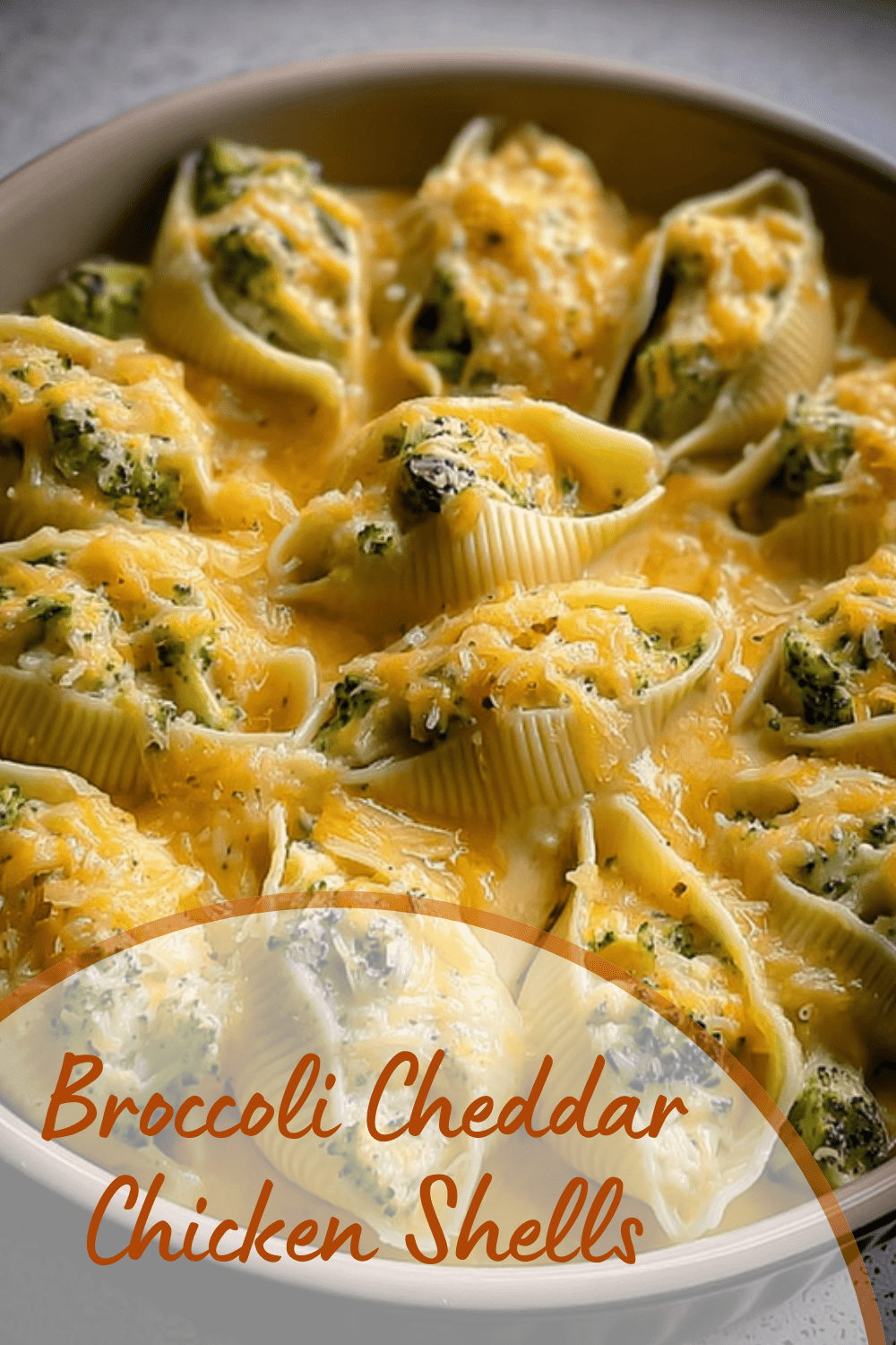 Broccoli Cheddar Chicken Shells