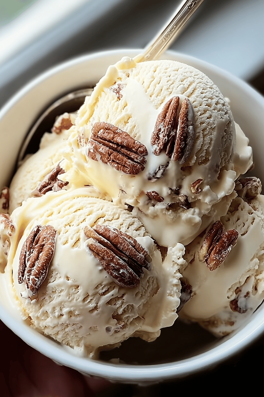 Homemade Butter Pecan Ice Cream Recipe With Rich, Creamy Flavor 6 Butter Pecan Ice Cream