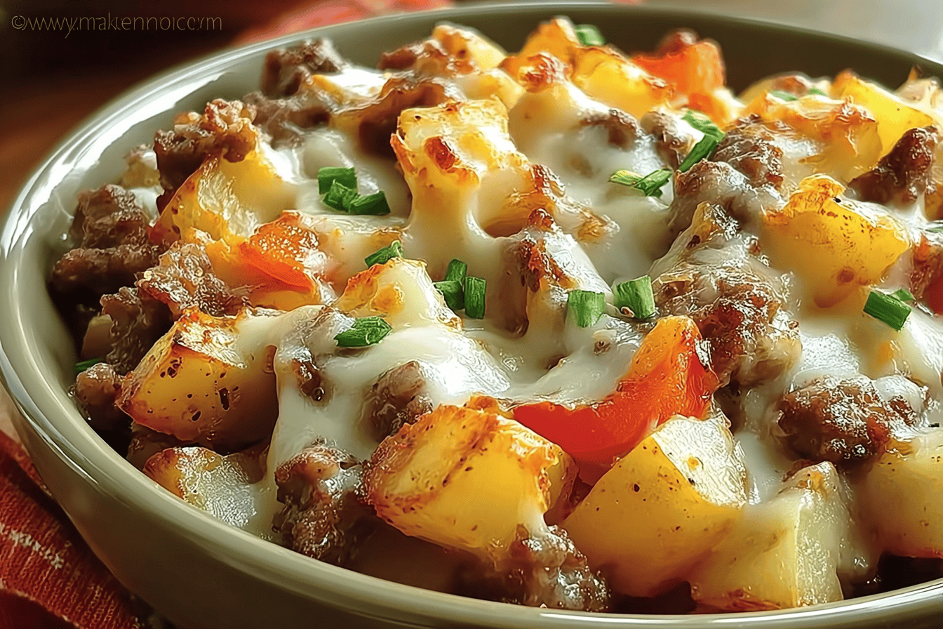 Crock Pot Cheesesteak Potato Casserole Recipe For Easy Comfort Food 7 Cheesesteak Potato Casserole