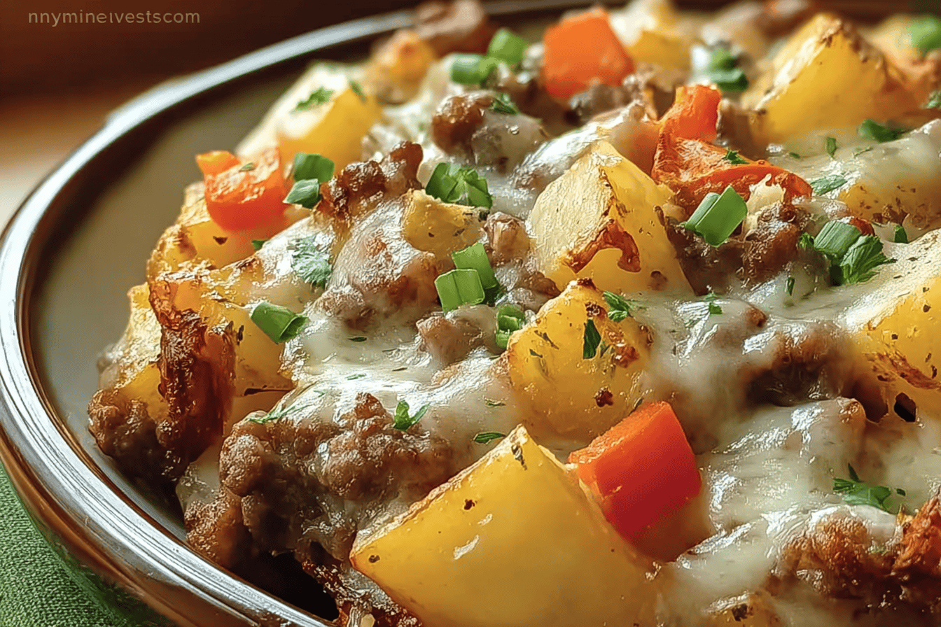 Crock Pot Cheesesteak Potato Casserole Recipe For Easy Comfort Food 6 Cheesesteak Potato Casserole