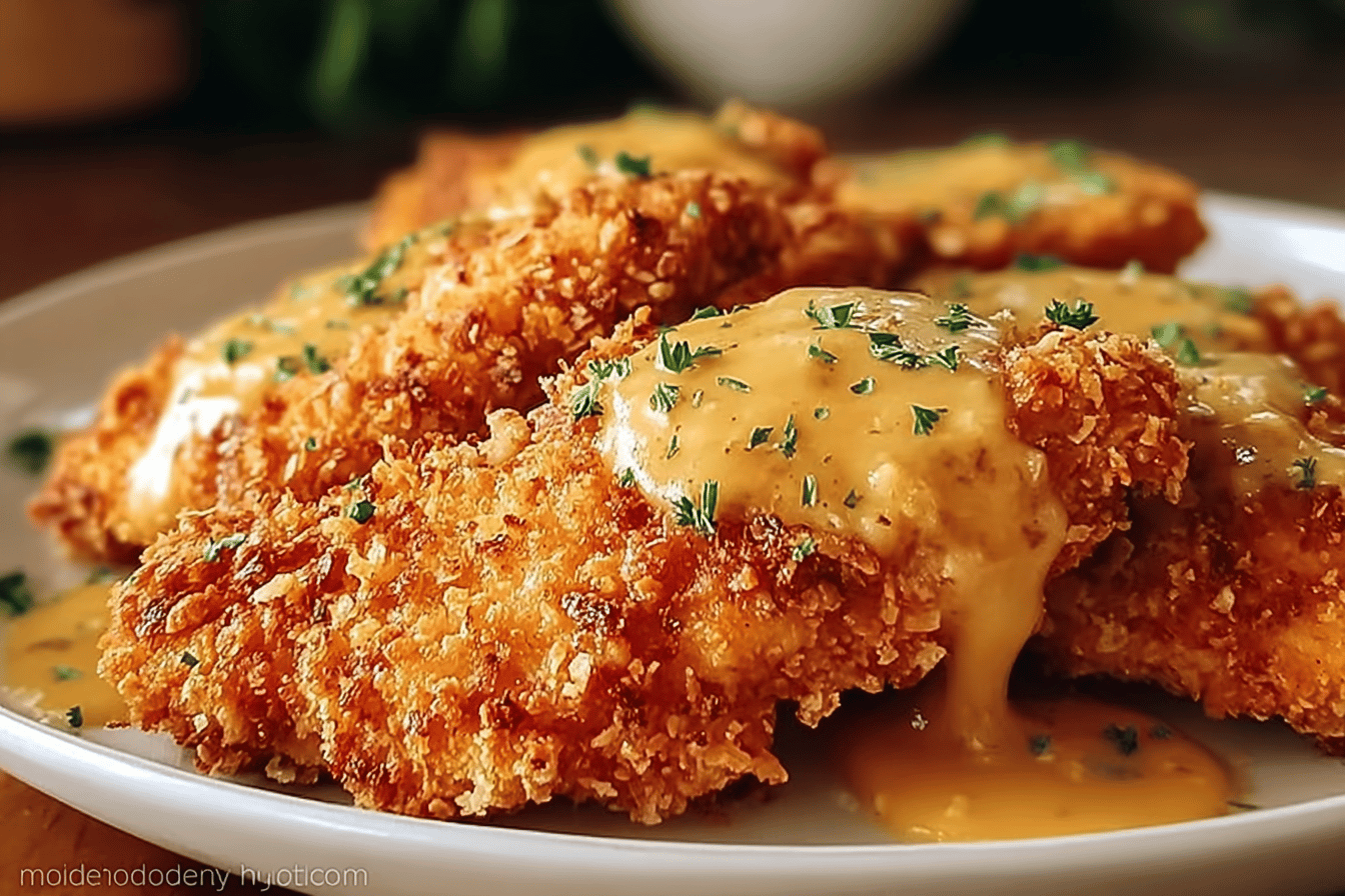 Crispy Ritz Cracker Chicken