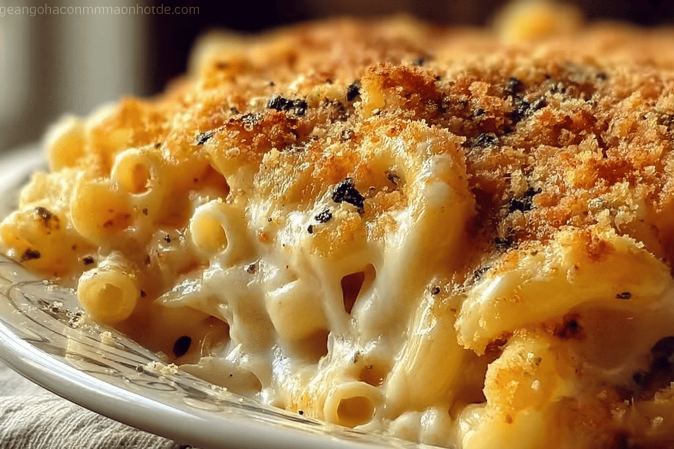Five Cheese Macaroni And Cheese Baked To Creamy Perfection 6 Five Cheese Mac And Cheese