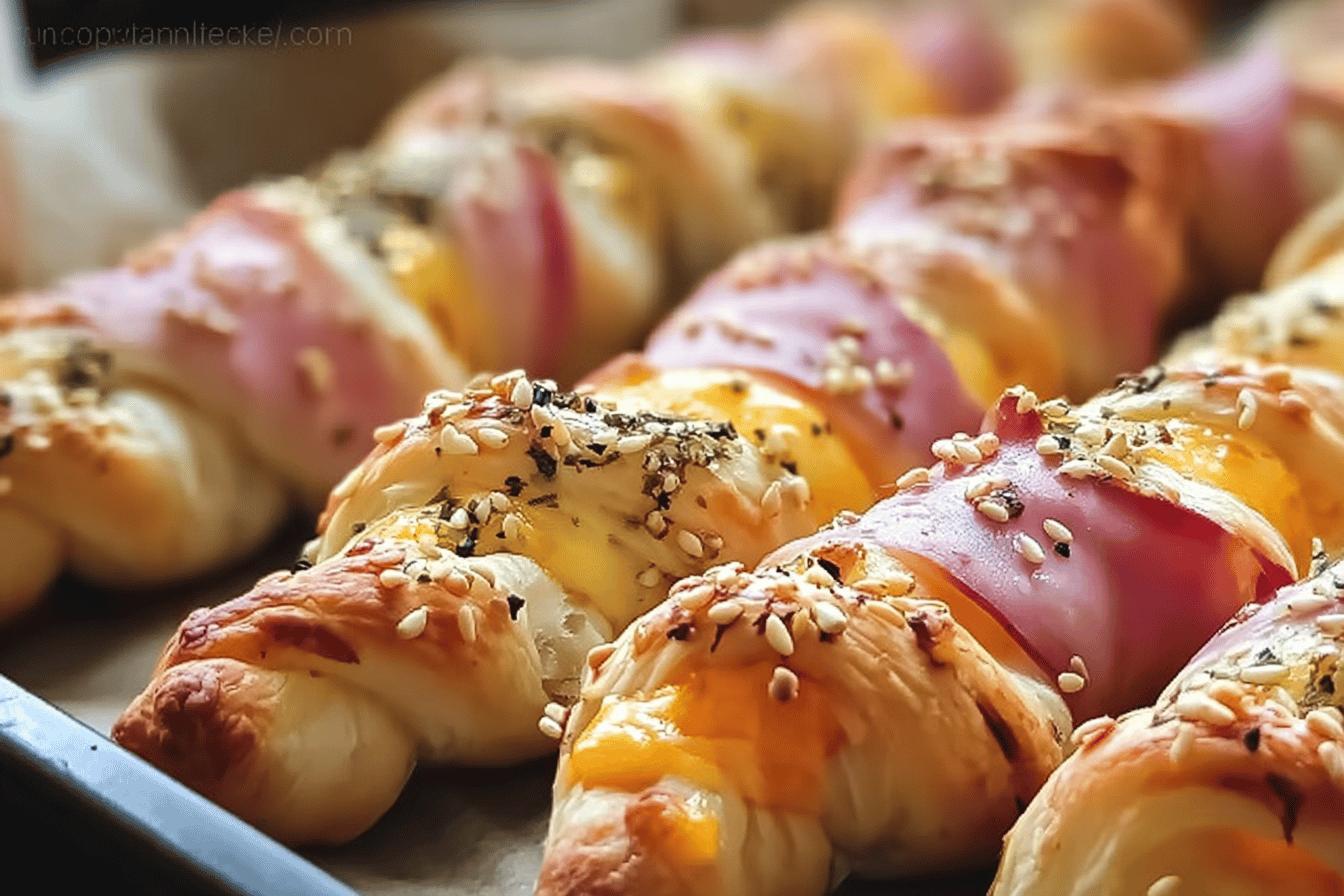 Baked Ham And Cheese Mozzarella Sticks Recipe For Easy Snacks 6 Ham And Cheese Sticks