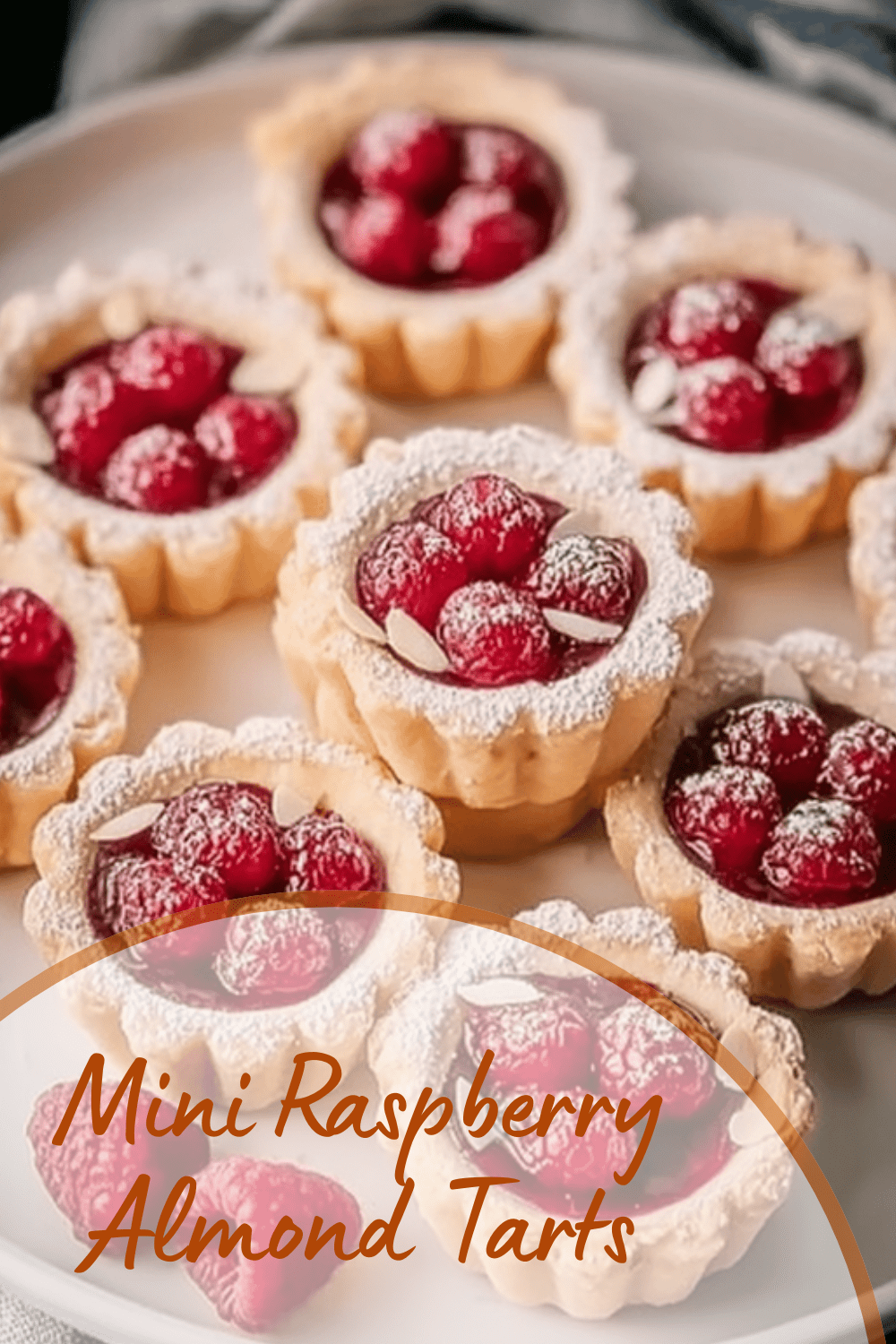 Mini Raspberry Almond Tarts Recipe With Fresh Berry Filling 7 Mini Raspberry Almond Tarts