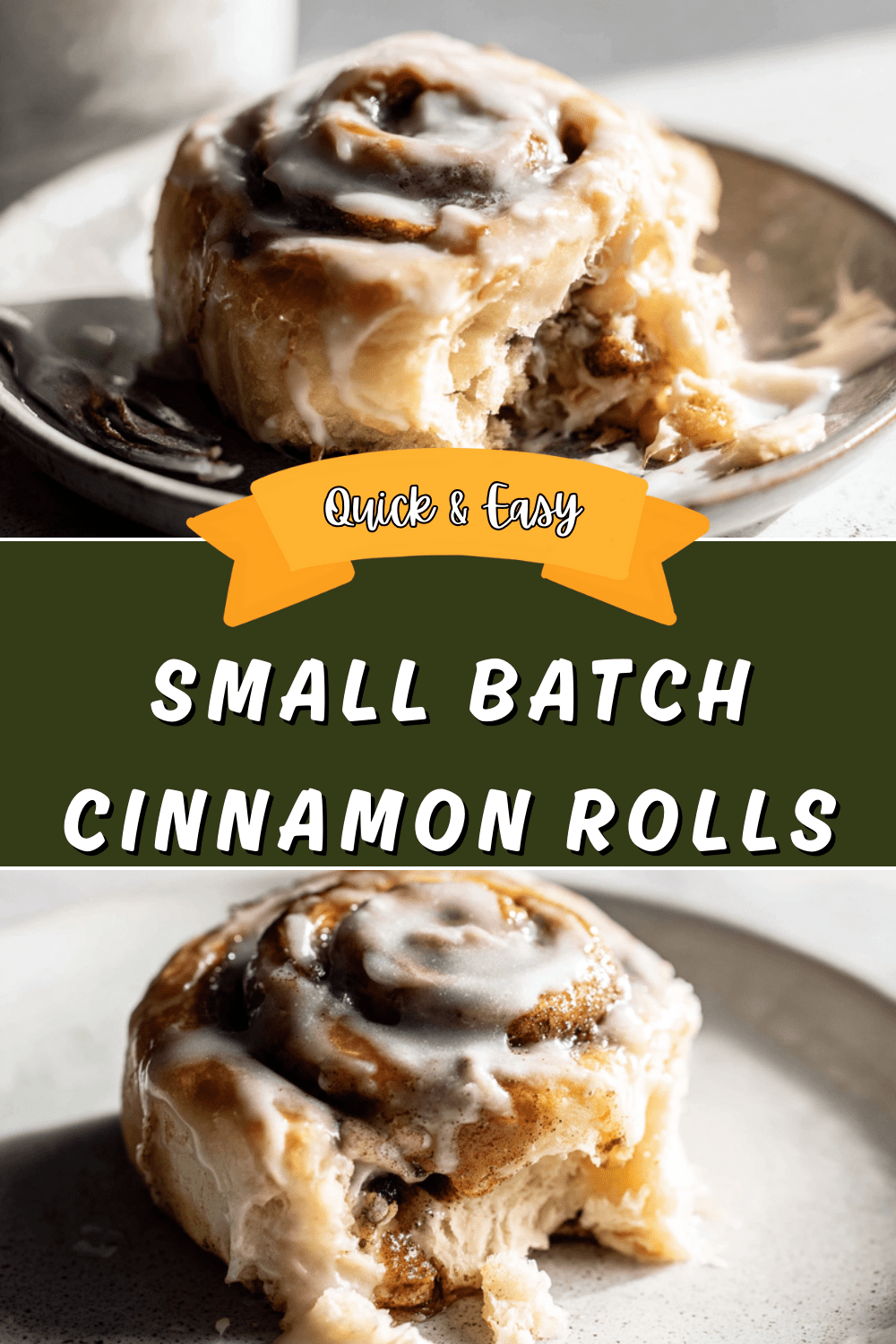 Small Batch Cinnamon Rolls