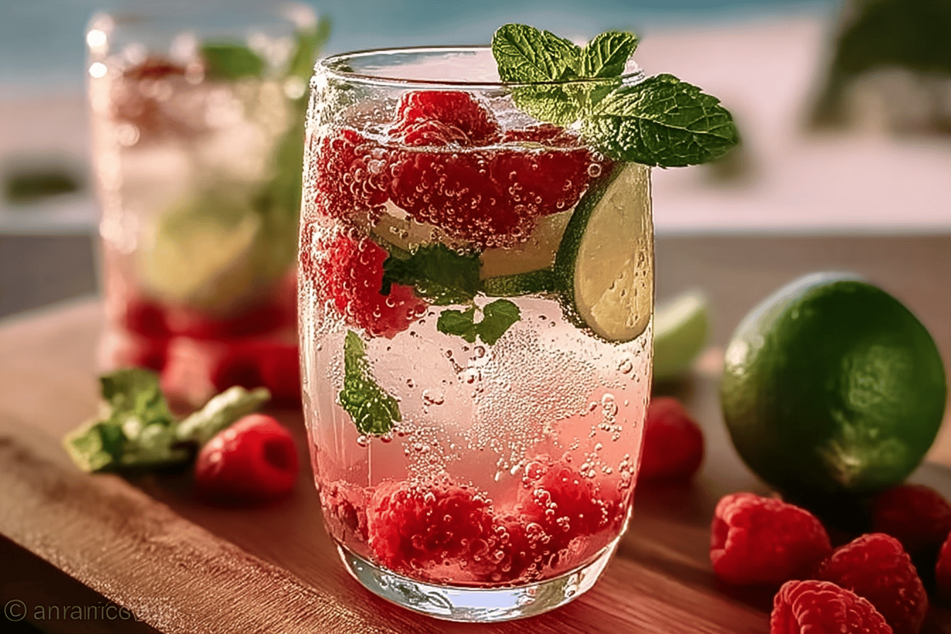 Titos Raspberry Coconut Mojito