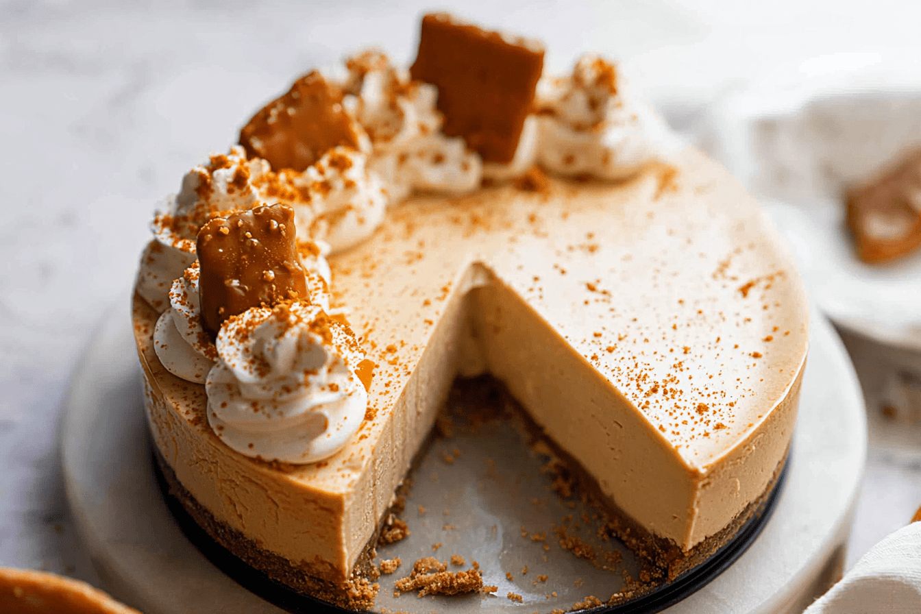 Biscoff Cheesecake Made With Just 5 Ingredients 6 Biscoff Cheesecake