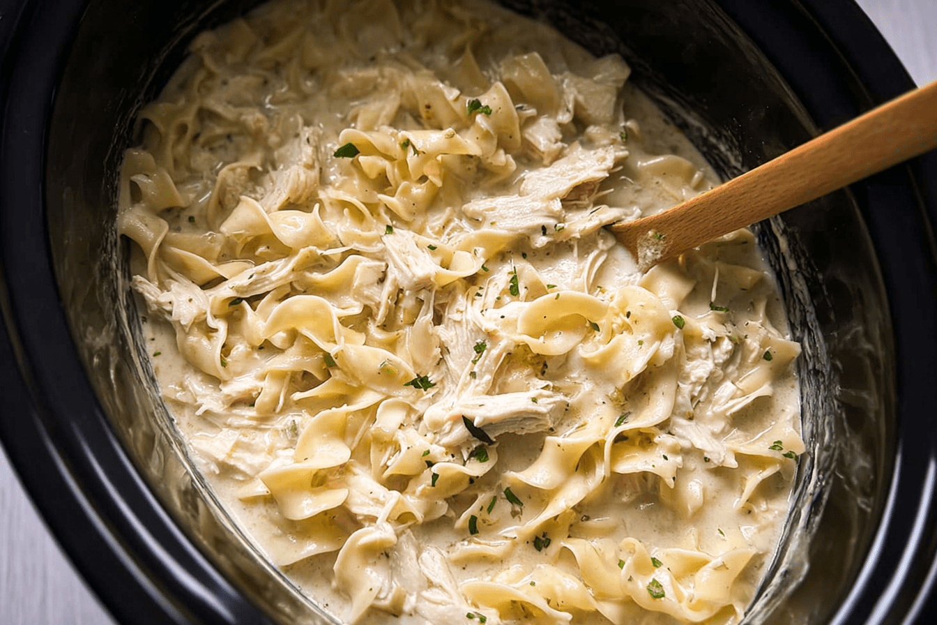 Homemade Chicken And Noodles Recipe For Comforting Family Meals 6 Chicken And Noodles