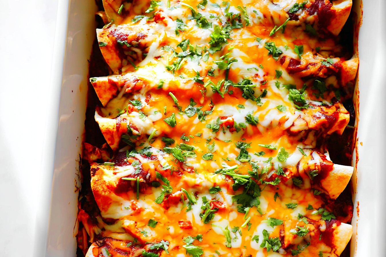 Easy Chicken Enchiladas Recipe For A Quick And Tasty Meal 6 Chicken Enchiladas