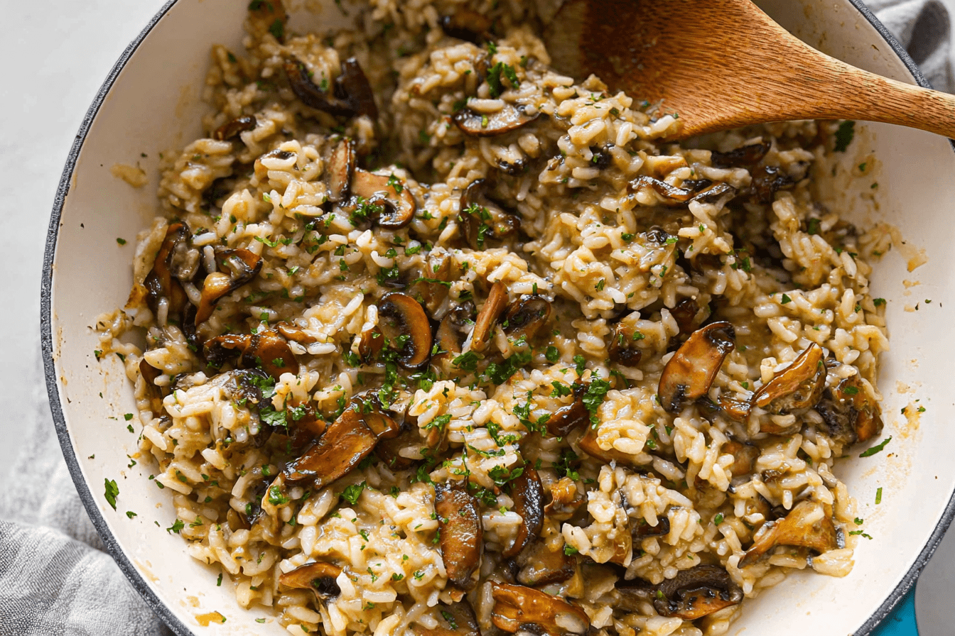 Mushroom Risotto Easy Creamy Perfection 6 Creamy Mushroom Risotto