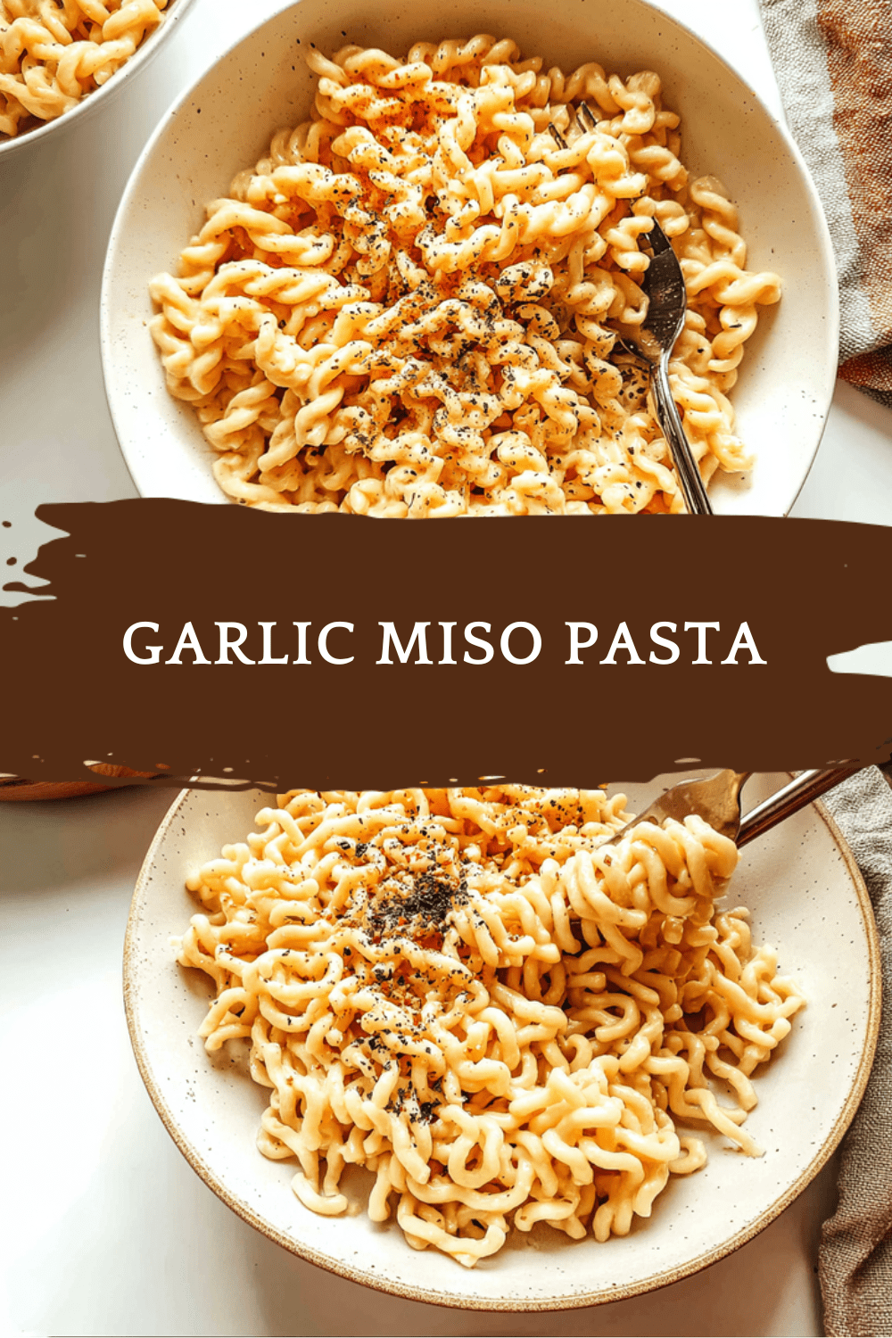Garlic Miso Pasta Recipe With Creamy Savory Sauce 7 Garlic Miso Pasta