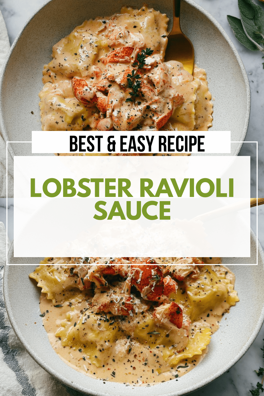 Lobster Ravioli Sauce