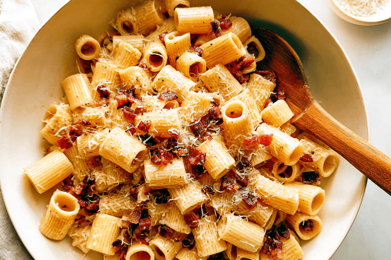 Pasta Alla Gricia Recipe Classic Roman Pasta With Guanciale And Pecorino Cheese 6 Pasta Alla Gricia