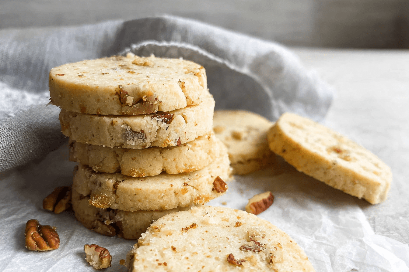 Pecan Shortbread Recipe For Buttery, Nutty Classic Cookies 6 Pecan Shortbread Cookies