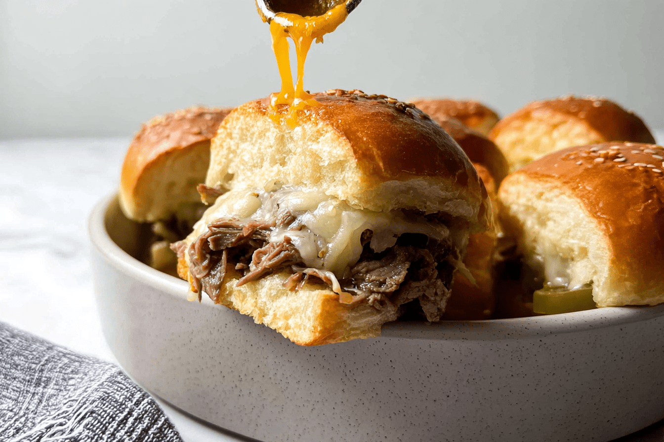 Philly Cheesesteak Sliders