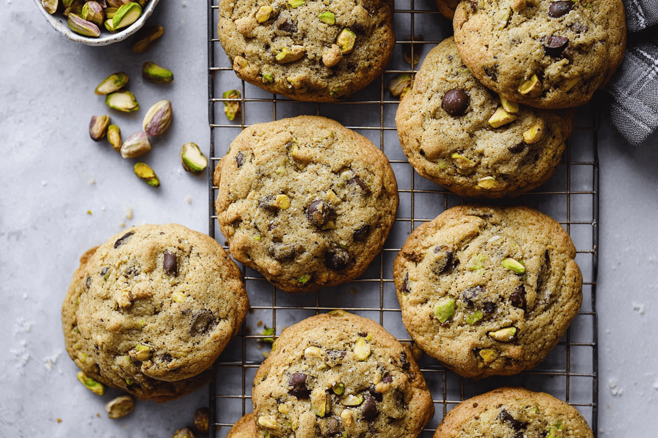 Pistachio Drop Cookies Recipe With Crunchy Nuts And Soft Centers 6 Pistachio Cookies