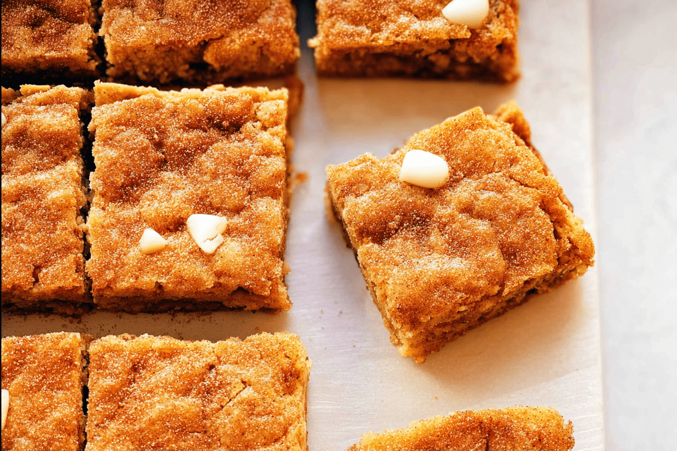 Snickerdoodle Blondies