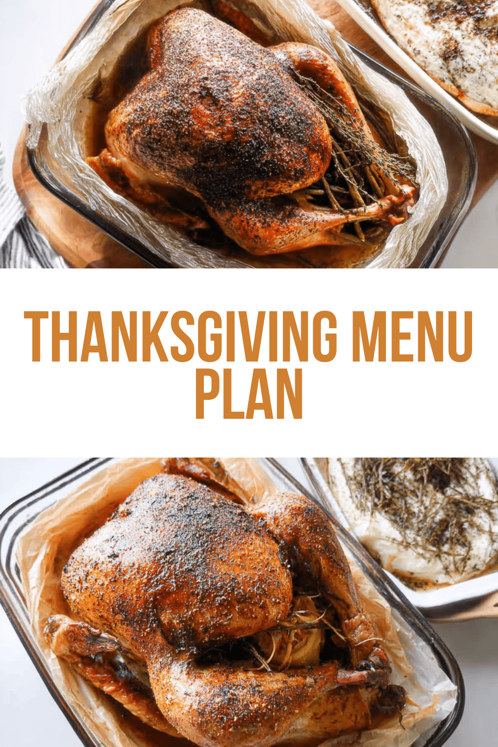 Thanksgiving Menu Plan