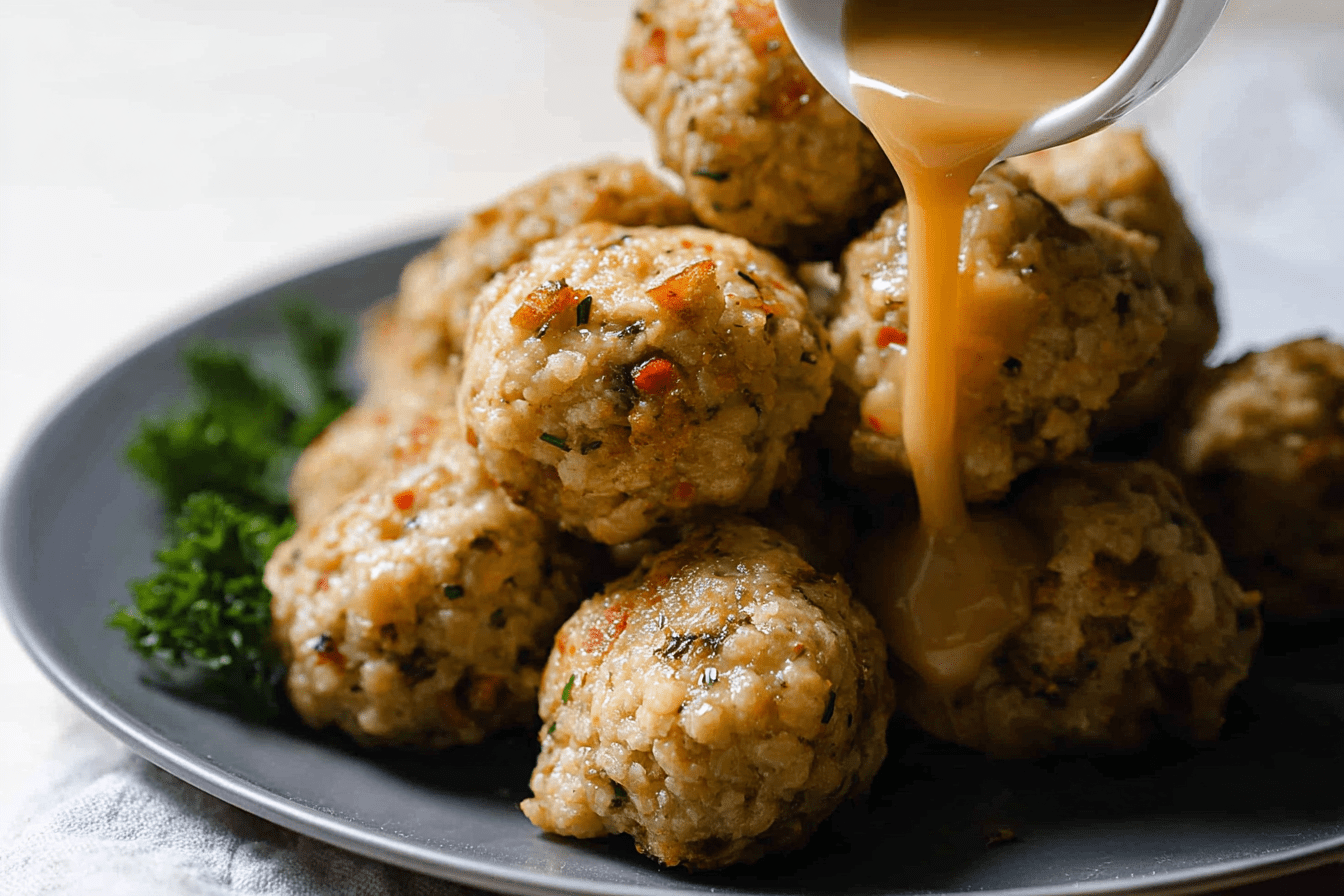 Turkey Stuffing Balls