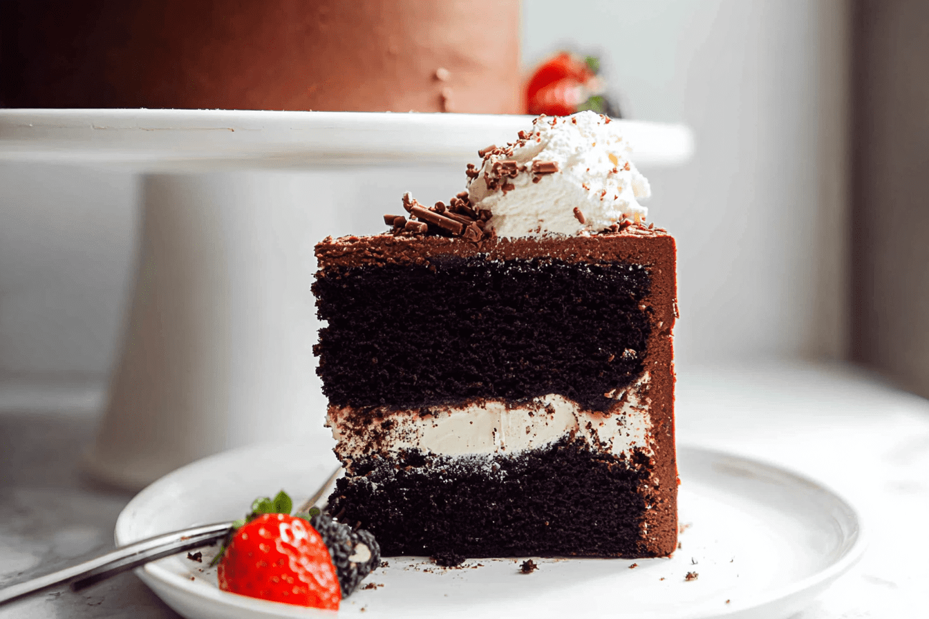 Tuxedo Cake Recipe Inspired By Costco'S Famous Flavor 6 Tuxedo Cake