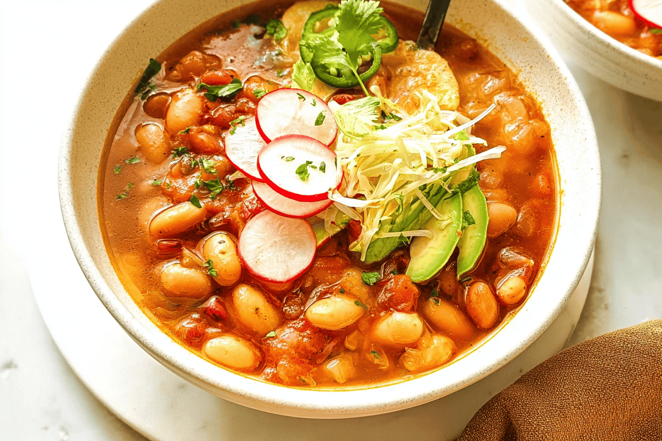 Vegetarian Red Pozole Recipe With Rich Flavors And Easy Ingredients 6 Vegetarian Pozole