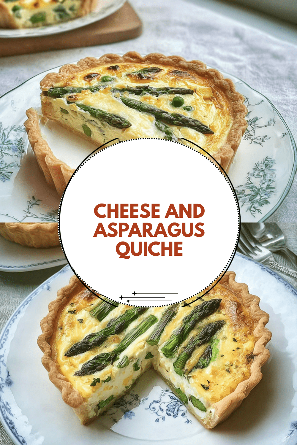 Easy Quiche With Asparagus, Mushroom, And Cheddar Cheese 7 Cheese And Asparagus Quiche